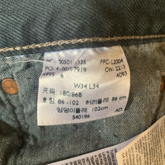 Levi Strauss Straight Leg size 34 - Picture 4 of 4